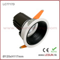 Cut Hole 115mm 12W LED empotrable COB Down Light para iluminación comercial LC7717D